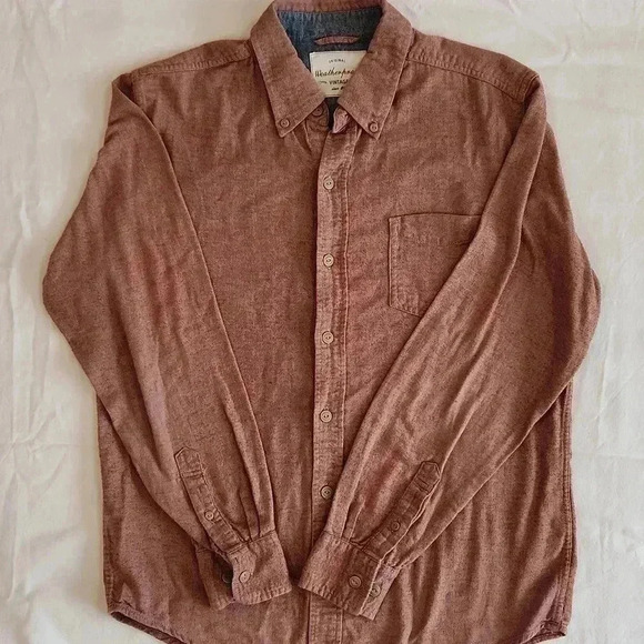 Weatherproof Collar Flannel Button Down Shirt Size S - Picture 1 of 8